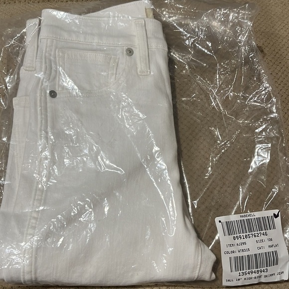 Madewell Women's High Rise Jeans - White - Picture 4 of 5